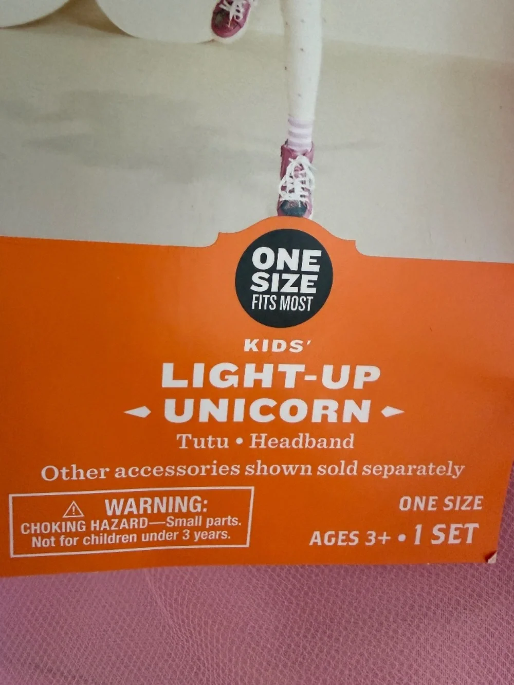 NWT Light-Up Unicorn Costume Girls One Size